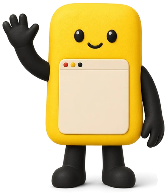 Geth, the GetAPage mascot